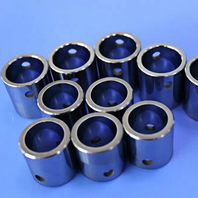 Non-Magnetic WC-Ni Alloy Tungsten Carbide Sleeve with Precision Holes for MRI & Semiconductor Equipment