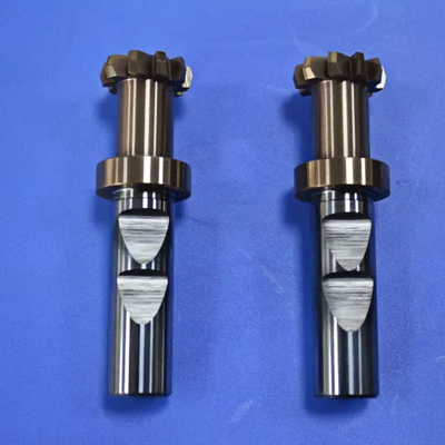 Precision V-Cut & Chamfering Tungsten Carbide V-Groove Milling Cutter with Sub-Micron Grain Structure and Up to 1000°C Operating Temperature