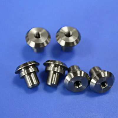 Precision Tungsten Carbide Button with 5mm Bore M3 Thread and Flatness 0.05 for Tooling & Fixturing