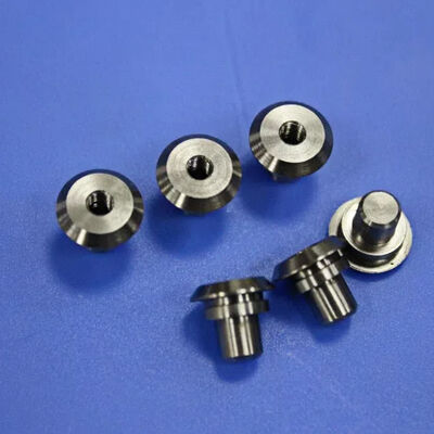 Precision Tungsten Carbide Button with 5mm Bore M3 Thread and Flatness 0.05 for Tooling & Fixturing