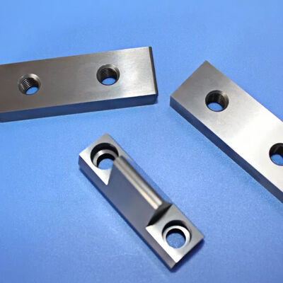 Tungsten Carbide Jaw and Carbide Wear Insert with Radius Impact Edge, Bolt-On Replaceable Design for Custom Precision Tooling