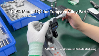 100% Manual QC Inspection | Tungsten Carbide Rod, Bar, Cylinder, Plunger & Shaft Precision Machining
