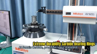 High-Precision Carbide Valve Seat Roundness Testing | Mitutoyo RA-1600 Quality Control