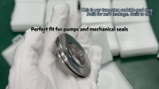 Custom Carbide Components Wear Resistant Leak Proof Seal Rings