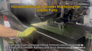 Rough Grinding of Cemented Carbide Blanks on Horizontal Surface Grinder | Zhuzhou Sanxin